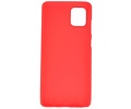 BAOHU Hoesje Geschikt voor de Samsung Galaxy Note 10 Lite - Backcover Color Telefoonhoesje - Rood