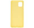 BackCover Hoesje Color Telefoonhoesje voor Samsung Galaxy Note 10 Lite - Geel