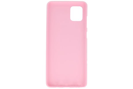 BackCover Hoesje Color Telefoonhoesje voor Samsung Galaxy Note 10 Lite - Roze