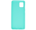 BAOHU Hoesje Geschikt voor de Samsung Galaxy Note 10 Lite - Backcover Color Telefoonhoesje - Turquoise