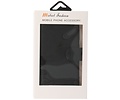 BAOHU Handmade Leer Telefoonhoesje - Wallet Case - Portemonnee Hoesje voor iPhone SE 2020 / iPhone 8 / iPhone 7 - Zwart