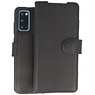BAOHU BAOHU Handmade Leer Telefoonhoesje Samsung Galaxy S20 Zwart