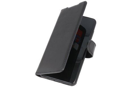 BAOHU BAOHU Handmade Leer Telefoonhoesje - Wallet Case - Portemonnee Hoesje - Geschikt voor Samsung Galaxy S20 - Zwart