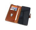 BAOHU Handmade Leer Telefoonhoesje - Wallet Case - Portemonnee Hoesje voor Samsung Galaxy S20 Ultra - Bruin