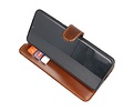 BAOHU BAOHU Handmade Leer Telefoonhoesje - Wallet Case - Portemonnee Hoesje - Geschikt voor Samsung Galaxy S20 Ultra - Bruin