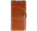 BAOHU Handmade Leer Telefoonhoesje - Wallet Case - Portemonnee Hoesje voor Samsung Galaxy S20 Ultra - Bruin