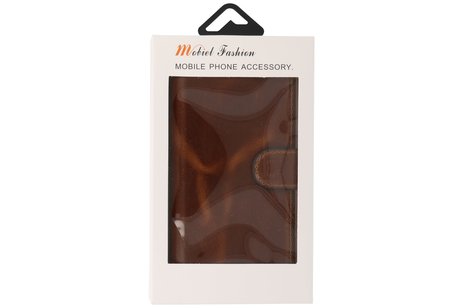 BAOHU BAOHU Handmade Leer Telefoonhoesje - Wallet Case - Portemonnee Hoesje - Geschikt voor Samsung Galaxy S20 Ultra - Bruin