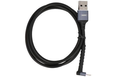 BAOHU REMAX RC-100i USB Kabel met Staande Functie voor iPhone Zwart