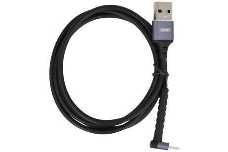 REMAX RC-100i USB Kabel met Staande Functie voor iPhone Zwart