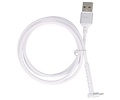 REMAX RC-100i USB Kabel met Staande Functie voor iPhone Wit