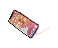BAOHU REMAX RC-100i USB Kabel met Staande Functie voor iPhone Wit