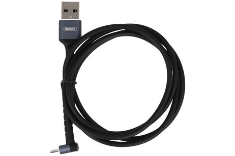 BAOHU REMAX RC-100a Type C USB Kabel met Staande Functie Zwart