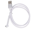 BAOHU REMAX RC-100a Type C USB Kabel met Staande Functie Wit