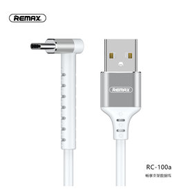 BAOHU REMAX RC-100a Type C USB Kabel met Staande Functie Wit