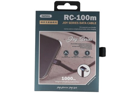 REMAX RC-100m Micro USB Kabel met Staande Functie Zwart