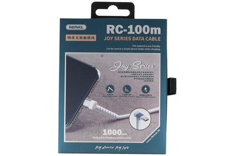 REMAX RC-100m Micro USB Kabel met Staande Functie Wit