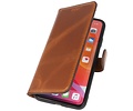 BAOHU Handmade Leer Telefoonhoesje - Wallet Case - Portemonnee Hoesje voor iPhone Xs Max - Bruin