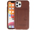 PULOKA Backcover Hardcase Hoesje voor iPhone 11 Pro - Bruin