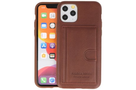 BAOHU PULOKA Backcover Hardcase Hoesje - Hoesje Geschikt voor iPhone 11 Pro - Bruin