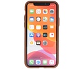 PULOKA Backcover Hardcase Hoesje voor iPhone 11 Pro - Bruin