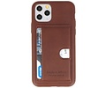 PULOKA Backcover Hardcase Hoesje voor iPhone 11 Pro - Bruin