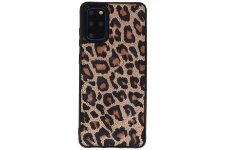 GALATA Luipaard 2 in 1 Leer Telefoonhoesje - Hoesje Geschikt voor Samsung Galaxy S20 Plus