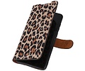 GALATA Luipaard 2 in 1 Leer Telefoonhoesje - Hoesje Geschikt voor Samsung Galaxy S20 Plus