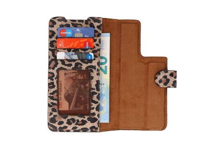 GALATA Luipaard 2 in 1 Leer Telefoonhoesje - Hoesje Geschikt voor Samsung Galaxy S20 Ultra