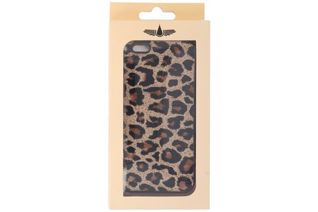 GALATA Luipaard Leer Hoesje Back Cover voor iPhone 6