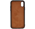 GALATA Luipaard LeerHoesje Back Cover voor iPhone X - iPhone Xs