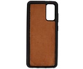 GALATA Luipaard Leer Hoesje Back Cover voor Samsung Galaxy S20