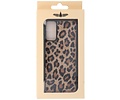 GALATA Luipaard Leer Hoesje Back Cover voor Samsung Galaxy S20