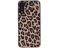 GALATA Luipaard Leer Hoesje Back Cover - Hoesje Geschikt voor Samsung Galaxy A70