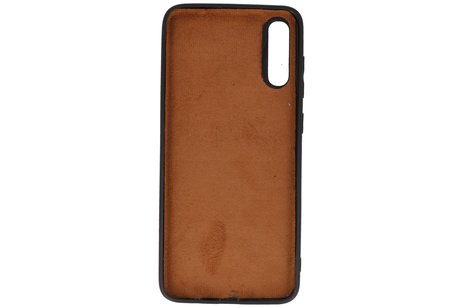 GALATA Luipaard Leer Hoesje Back Cover voor Samsung Galaxy A70