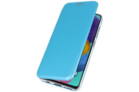 Slim Folio Case - Book Case Telefoonhoesje - Folio Flip Hoesje - Geschikt voor Samsung Galaxy A51 - Blauw