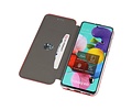 Slim Folio Case - Book Case Telefoonhoesje - Folio Flip Hoesje - Geschikt voor Samsung Galaxy A51 - Rood