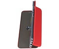 Slim Folio Case - Book Case Telefoonhoesje - Folio Flip Hoesje - Geschikt voor Samsung Galaxy A51 - Rood
