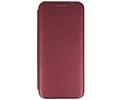 Slim Folio Case - Book Case Telefoonhoesje - Folio Flip Hoesje - Geschikt voor Samsung Galaxy A51 - Bordeaux Rood