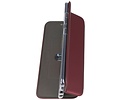 Slim Folio Case - Book Case Telefoonhoesje - Folio Flip Hoesje - Geschikt voor Samsung Galaxy A51 - Bordeaux Rood