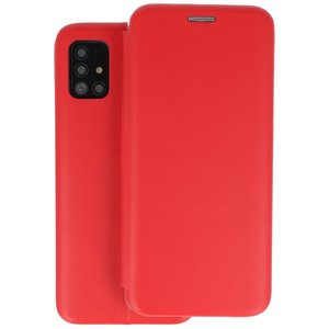 Slim Folio Case - Book Case Telefoonhoesje - Folio Flip Hoesje - Geschikt voor Samsung Galaxy A71 - Rood