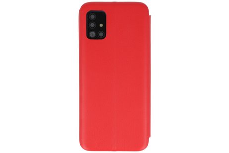 Slim Folio Case - Book Case Telefoonhoesje - Folio Flip Hoesje - Geschikt voor Samsung Galaxy A71 - Rood