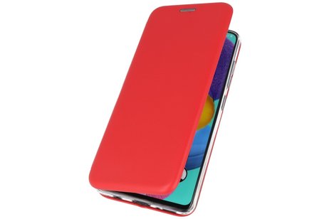 Slim Folio Case - Book Case Telefoonhoesje - Folio Flip Hoesje - Geschikt voor Samsung Galaxy A71 - Rood