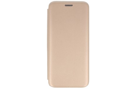 Slim Folio Case - Book Case Telefoonhoesje - Folio Flip Hoesje - Geschikt voor Samsung Galaxy A71 - Goud