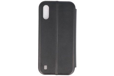 Slim Folio Case - Book Case Telefoonhoesje - Folio Flip Hoesje - Geschikt voor Samsung Galaxy A01 - Zwart