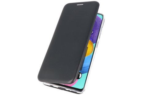 Slim Folio Case - Book Case Telefoonhoesje - Folio Flip Hoesje - Geschikt voor Samsung Galaxy A01 - Zwart