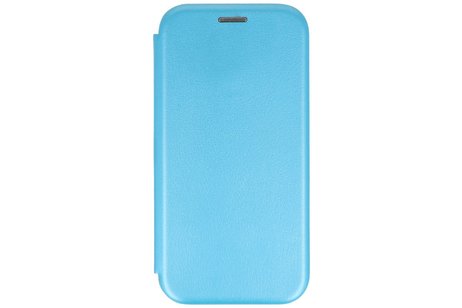 Slim Folio Case - Book Case Telefoonhoesje - Folio Flip Hoesje - Geschikt voor Samsung Galaxy A01 - Blauw
