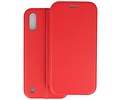 Slim Folio Case - Book Case Telefoonhoesje - Folio Flip Hoesje - Geschikt voor Samsung Galaxy A01 - Rood