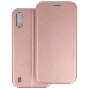 Slim Folio Case - Book Case Telefoonhoesje - Folio Flip Hoesje - Geschikt voor Samsung Galaxy A01 - Roze