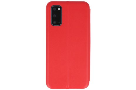 Slim Folio Case - Book Case Telefoonhoesje - Folio Flip Hoesje - Geschikt voor Samsung Galaxy S20 - Rood