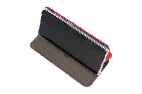 Slim Folio Case - Book Case Telefoonhoesje - Folio Flip Hoesje - Geschikt voor Samsung Galaxy S20 - Rood